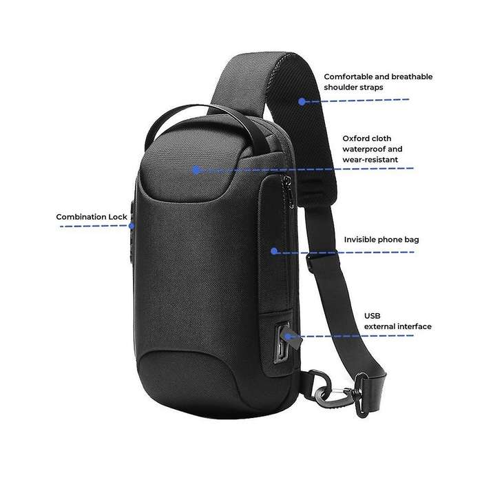 for Game Console Travel Luggage Shockproof Protection Storage Bag with Anti-Theft Lock Zipper Handba