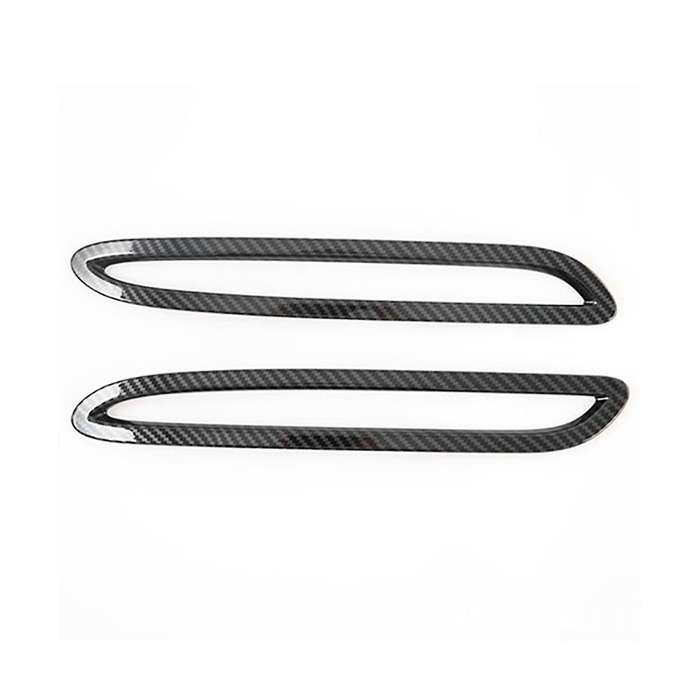 for Gla 2019 2020 Carbon Fiber Rear Fog Light Lamp Foglight Cover Trim Decoration Frame