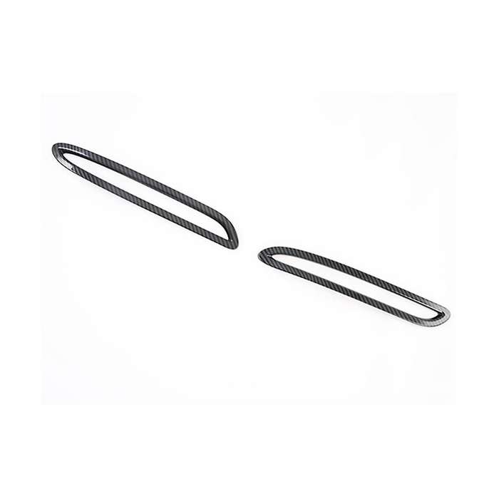 for Gla 2019 2020 Carbon Fiber Rear Fog Light Lamp Foglight Cover Trim Decoration Frame