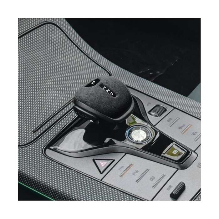 for Gear Shifter Case Leather Gear Knob Protector Cover Interior Modification Royal Blue