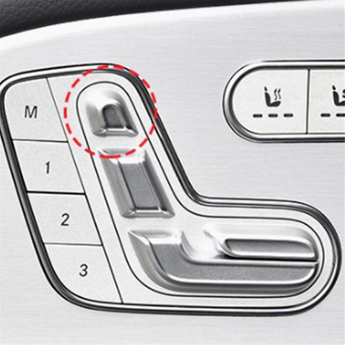 for GLS W167 2020-2024 Car Right Seat Headrest Switch Button Cover Trim Frame Car Interior Accessor