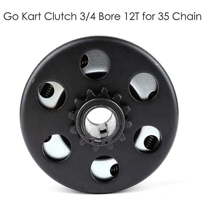 for Go Kart Clutch, 3/4 Inch 12 Tooth for 35 Chain, Centrifugal Clutch for Go Kart Minibike and Fun