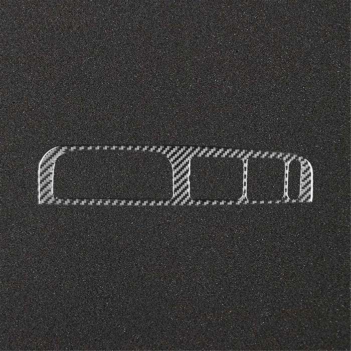 for Golf 4 MK4 1999-2004 LHD Soft Carbon Fiber Car Door Window Lift Switch Button Frame Cover Trim A