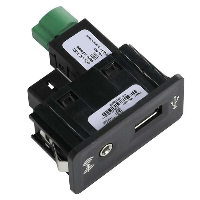 for Golf 7 MK7 USB+AUX Interface Connector Adapter Kit CarPlay Switch 5Q0035726E 5G0035222E