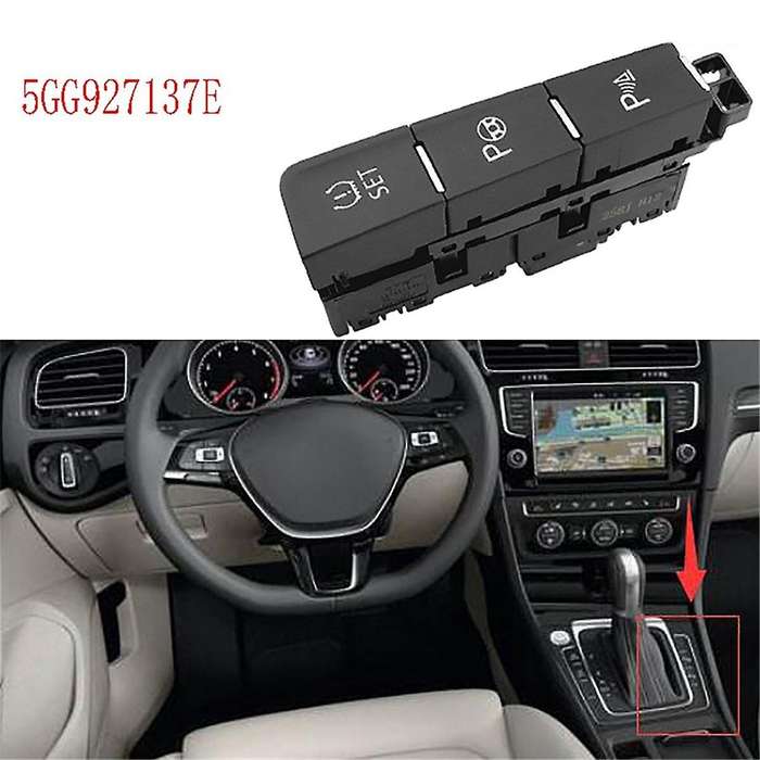 for Golf 7 MK7 OPS Parking Assist TPMS Tire Pressure Monitoring Switch Button Cable 5GG927137E