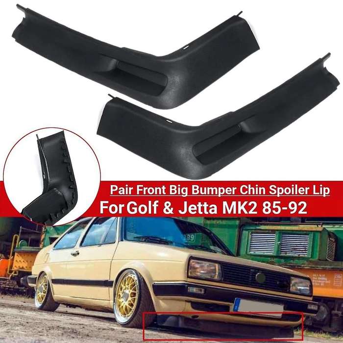 for Golf MK2 1885-1992 Front Big Bumper Chin Spoiler Lip Valance Splitter Car Exterior Parts Bumper