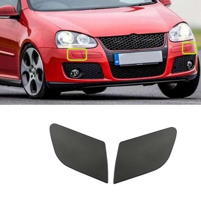 for Golf V MK5 2003-2009 Front Bumper Headlight Lamp Washer Nozzle Cover Cap