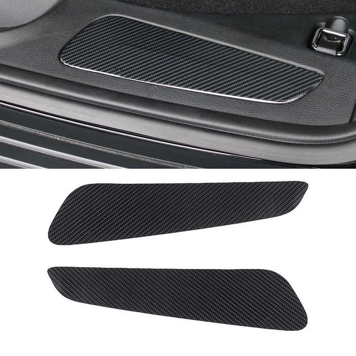 for Grand 2011-2020 Carbon Fiber Car Rear Trunk Cover Trim Sticker Interior Trunk Accessories