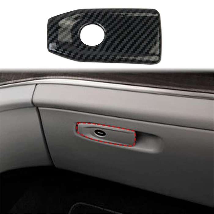 for Grand 2021 2022 Car Glove Box Handle Switch Cover Trim Interior Accessories ABS Carbon Fiber