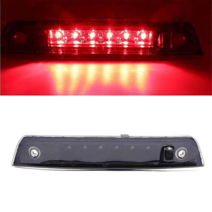 for Grand Wk 2005-2010 Rear High Mount Brake Light Led 3rd Third Brake Light Accessories (smoke Lens