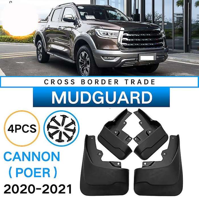 for Great Wall Cannon Poer Ute 22020 021 2022 Car Mud Flaps Splash Guard Mudguard Mudflaps Fender E