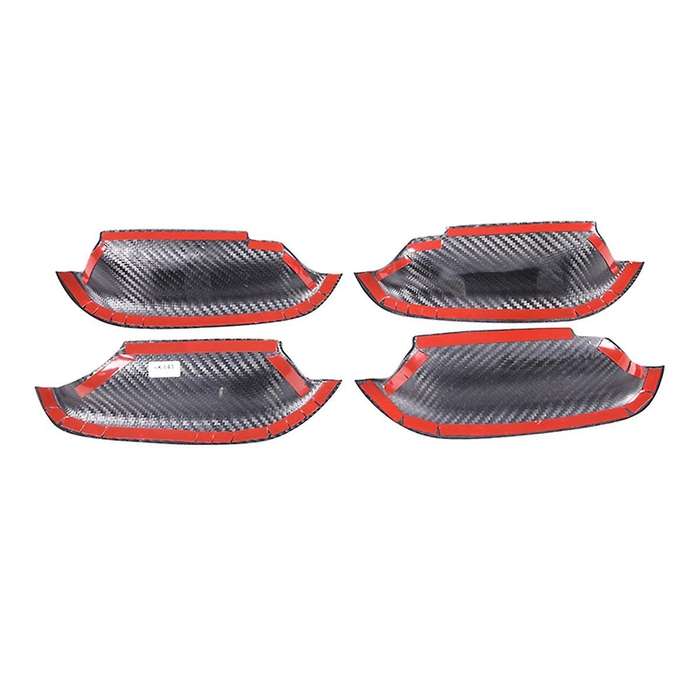 for Grecale 2022 2023 Dry Carbon Fiber Car Exterior Door Handle Bowl Cover Decorative Trim Sticker A