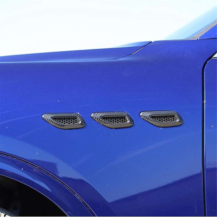 for Grecale 2022 2023 Dry Carbon Fiber Car Side Air Outlet Vent Cover Trim Accessories