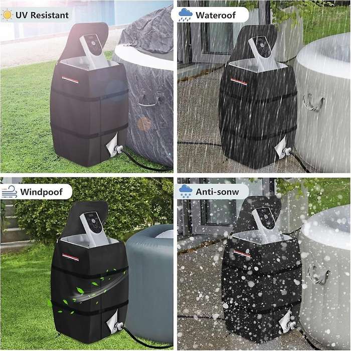 for Hot Tub Spa Heater Pump Cover,Waterproof Heavy Duty for Hot Tub Pump Cover Spas Hot Tubs Pools I