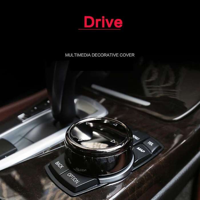 for IDrive Car Multimedia Button Cover Trim Knob Sticker for - F10 F18 F07 F20 F06 F12 F30 F01 F02 F