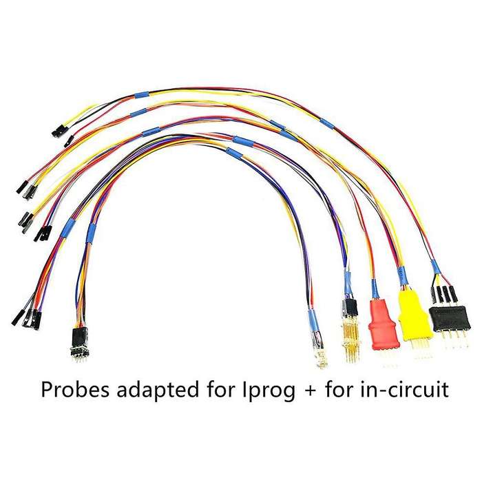 for Iprog Cable Easily Work without Soldering Pins Probe Adapters Works ECU for Xprog/IProg In-Circu