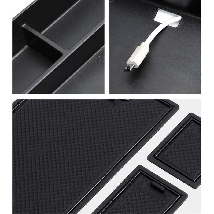 for Jetour Traveler T2 Center Console Organizer Tray Car Armrest Secondary Storage Sort Box Accesso