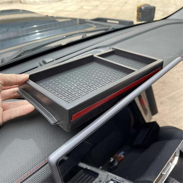 for Jetour 2023 2024 Screen Rear Storage Box Dashboard Storage Box Organizer Tray Interior Accessor