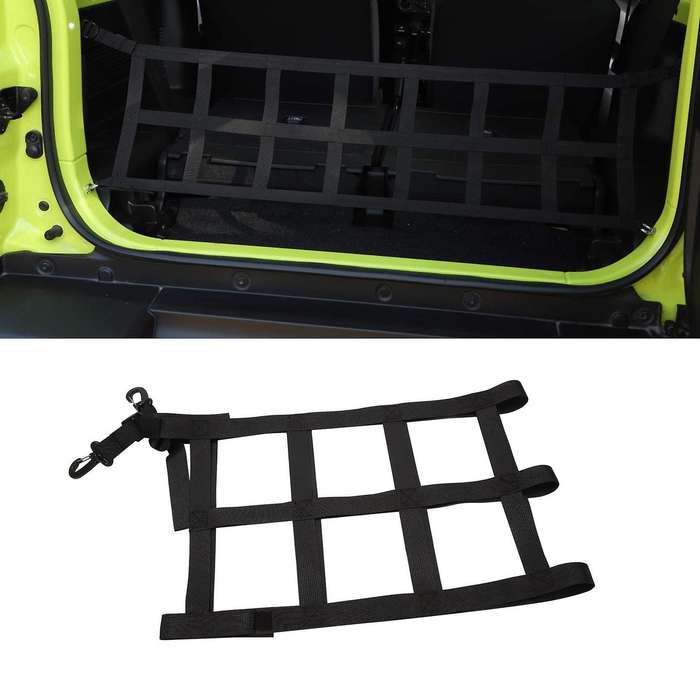 for Jimny 2019+ Black Trunk Box Net Trunk Cargo Net Organizer for Jimny 2019 2020 Accessory Stowing