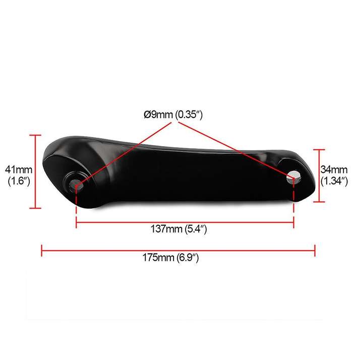 for Jimny 2007-2017 Aluminum Alloy Internal Door Grab Handle Car Accessories