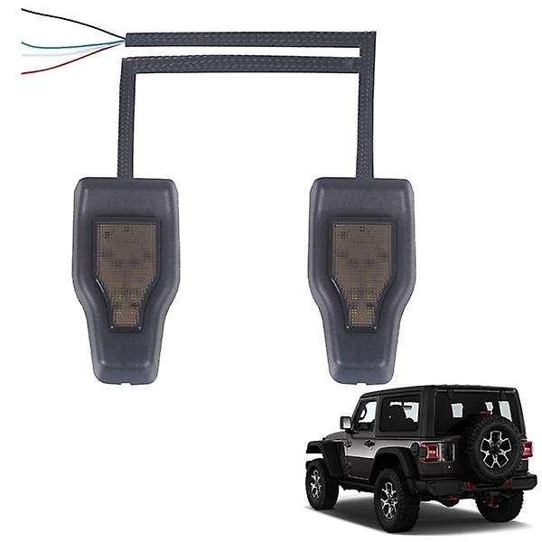 for JL 2018-2021 Rear Window Glass Hinge Cover Trim LED Brake Tail Light Car Accessories