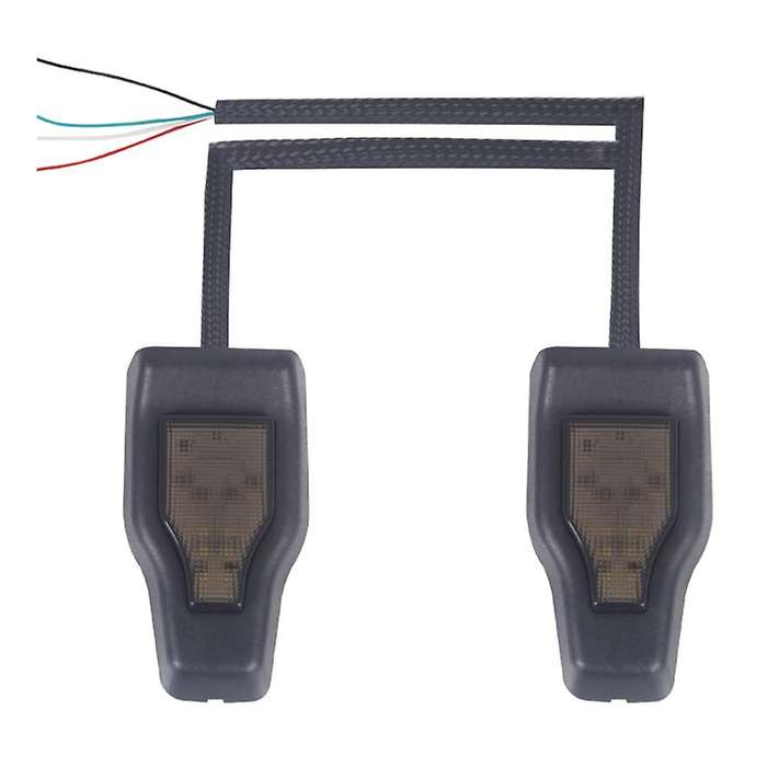 for JL 2018-2021 Rear Window Glass Hinge Cover Trim LED Brake Tail Light Car Accessories