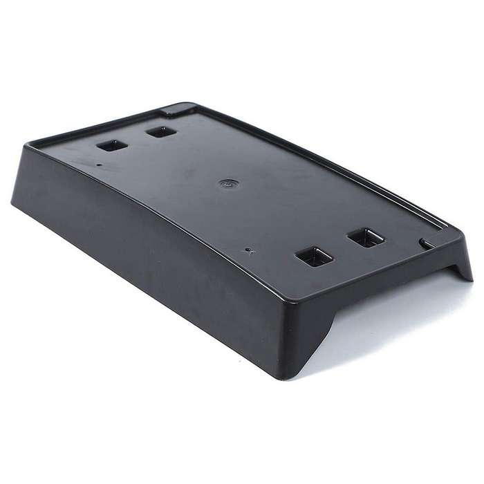 for JL Front License Plate Mounting Bracket for 2018-2020 Wrangler JL JLU & JT, ABS Black