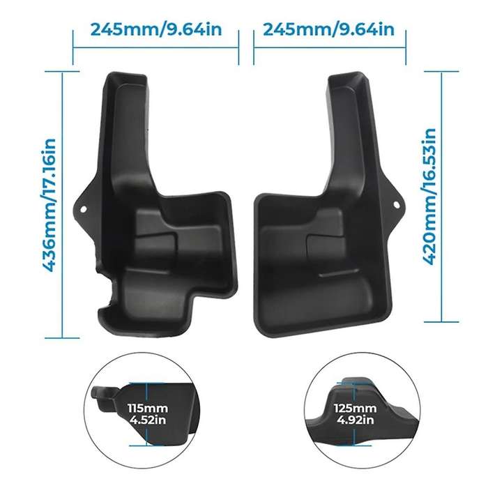 for JL JLU 4 Door 2018-2021 Rear Trunk Organizer Box Rear Window Storage Box