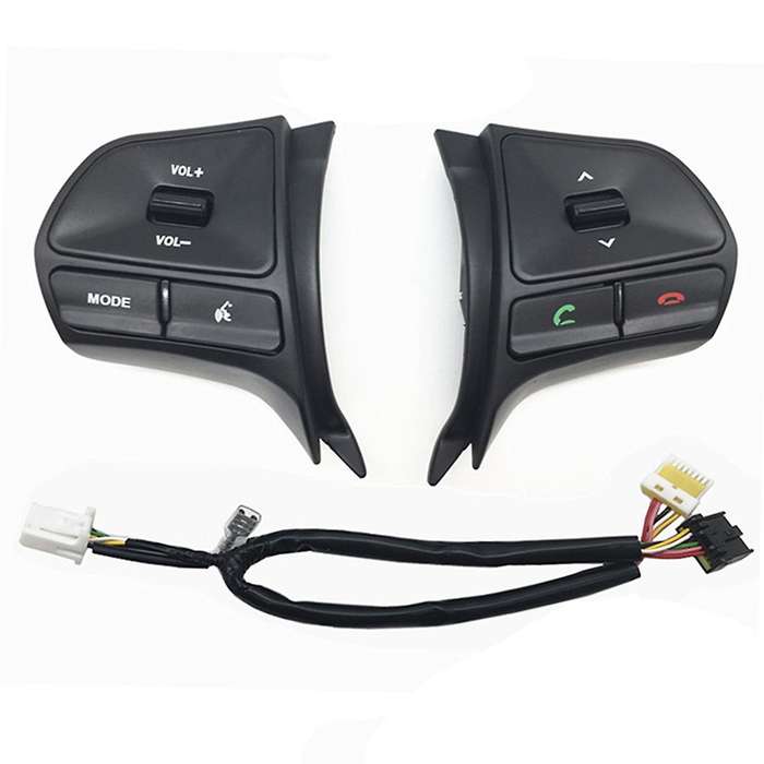 for K2 2011-2014 Multifunction Steering Wheel Control Button Audio Phone Volume Switch with Backlig