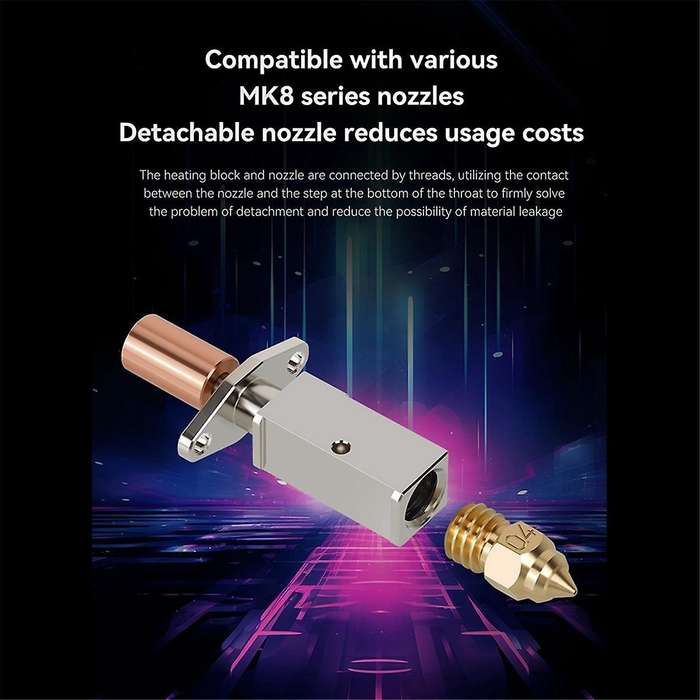 for K1/ K1 Max Upgrade Hotend Kit Ceramic Heating Plate 550C Rapid Printing for K1 K1MAX - Extrud