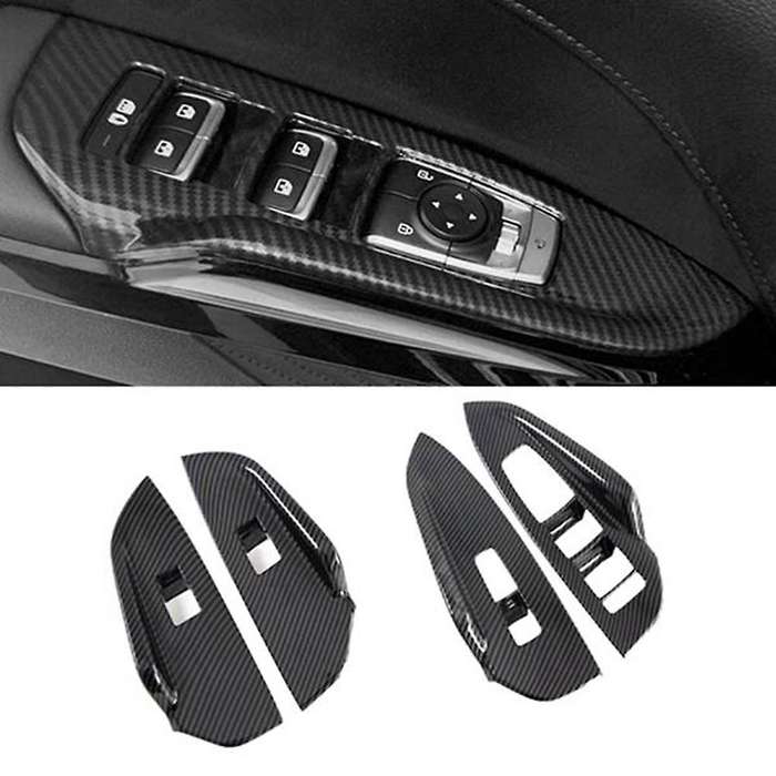 for K5 2020 2021 2022 Car Door Armrest Panel Window Lift Switch Button Cover Trim Decor Frame Access