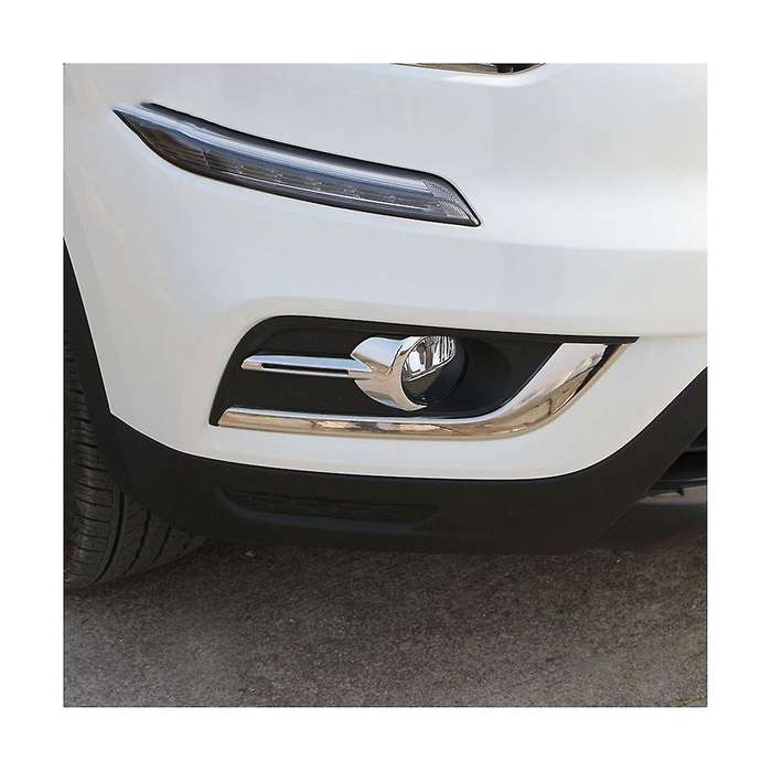for Koleos 2017-2020 Car Front Fog Light Lamp Cover Frame Trim Bezel Decoration Accessories