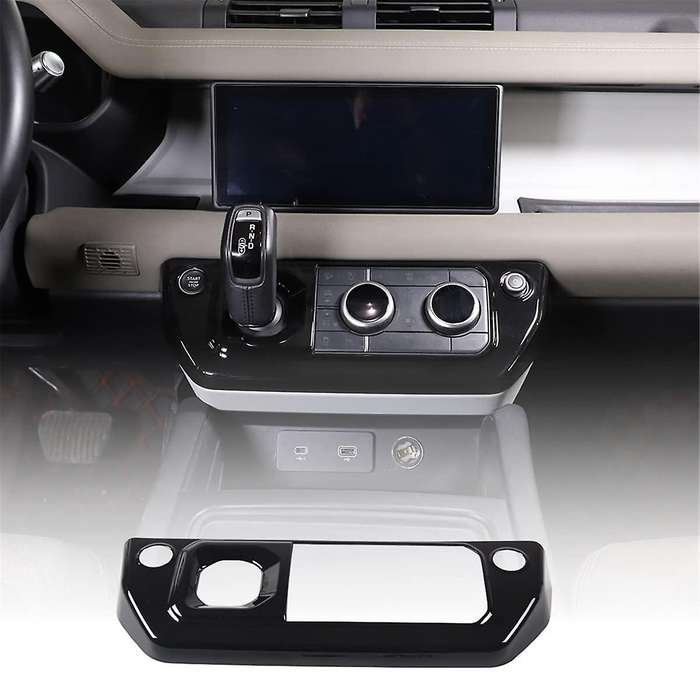 for Land 90 110 2020-2023 Lhd Center Console Gear Shift Panel Frame Cover Trim Accessories,glossy B