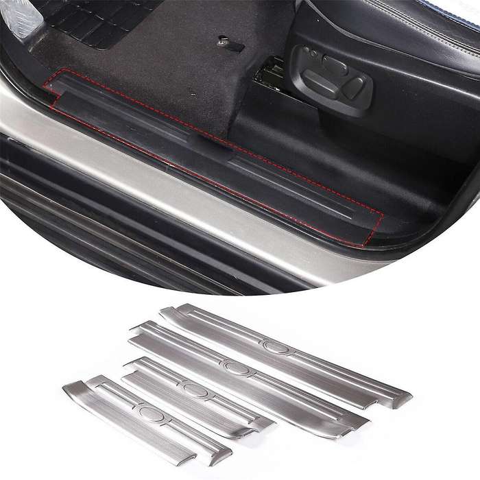 for Land 4 2010-2016 Car Interior Door Sill Trim Strip Stainless Steel Protector Covers