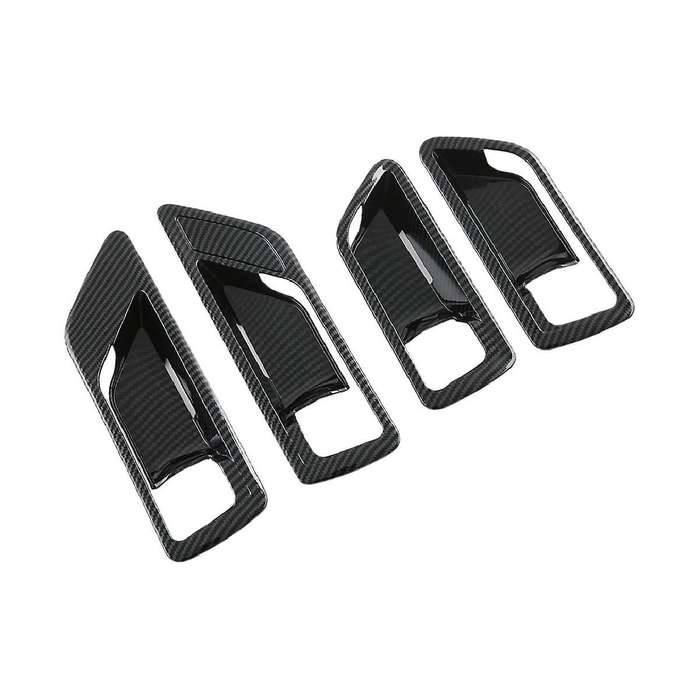 for Land Cruiser Lc300 2022 2023 Interior Door Handle Bowl Cover Carbon Fiber Style Trim Sticker Ac