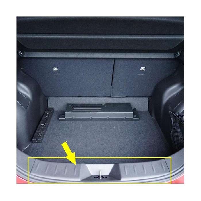 for Leaf Ze1 2017 2018 2019 Car Rear Bumper Inner Sill Plate Protector Cover Trim Sticker Accessori