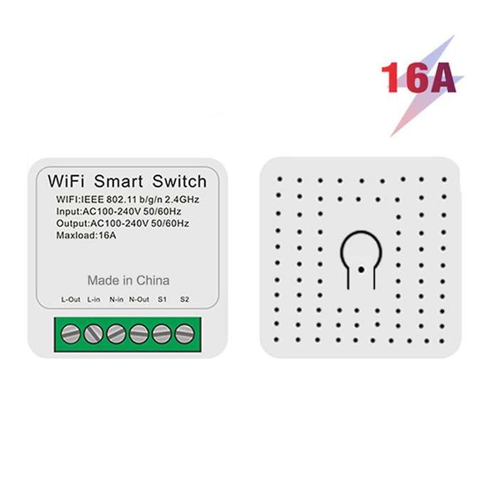 for Matter 16A Smart WiFi Switch One Open Dual Control Control Switches Mini Smart Breaker Voice Con