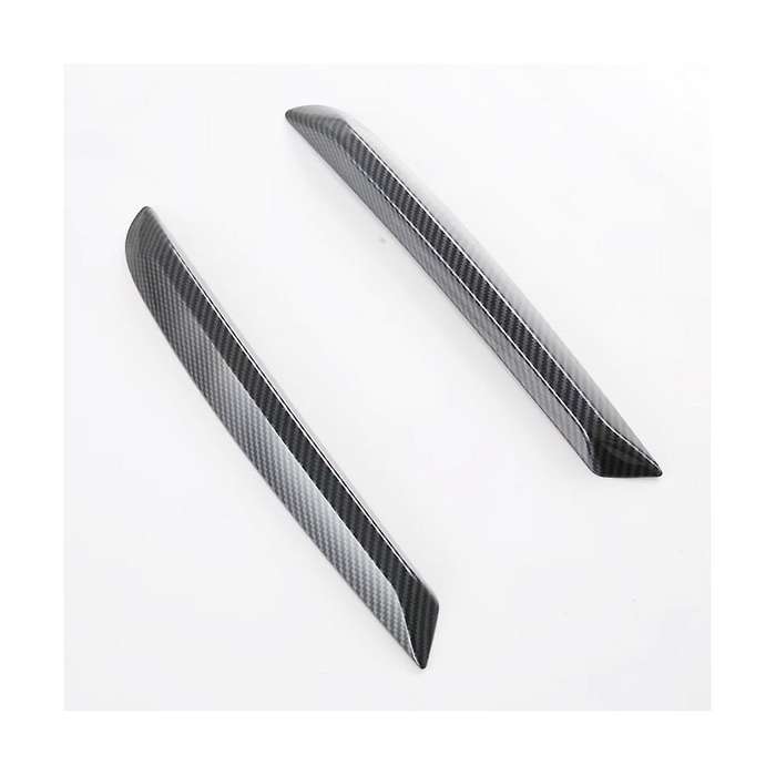 for MG 4 MG4 EV Mulan 2023 2024 Car Front Fog Light Lamp Cover Trim Sticker Accessories ,ABS Carbon