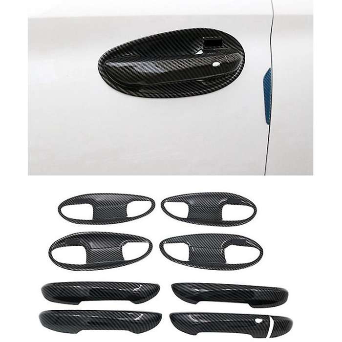 for MG 5 MG5 2020 2021 Car Door Handle Bowl Cover Trim Decoration Protective Sticker Accessories, 8P