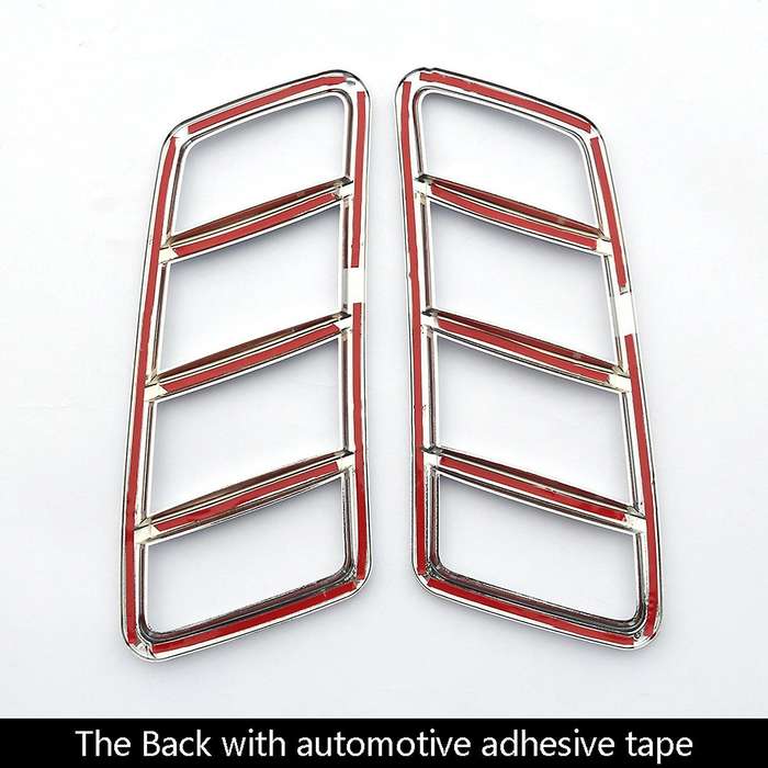 for ML GLS W163 W164 Chrome ABS Hood Engine Air Outlet Frame Cover Trim Car Accessories