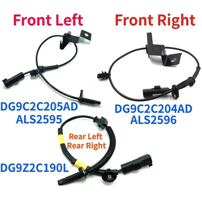 for MKZ 2013-2015 2013-2019 DG9C2C205AD DG9C2C204AD DG9Z2C190L ABS Wheel Speed Sensor