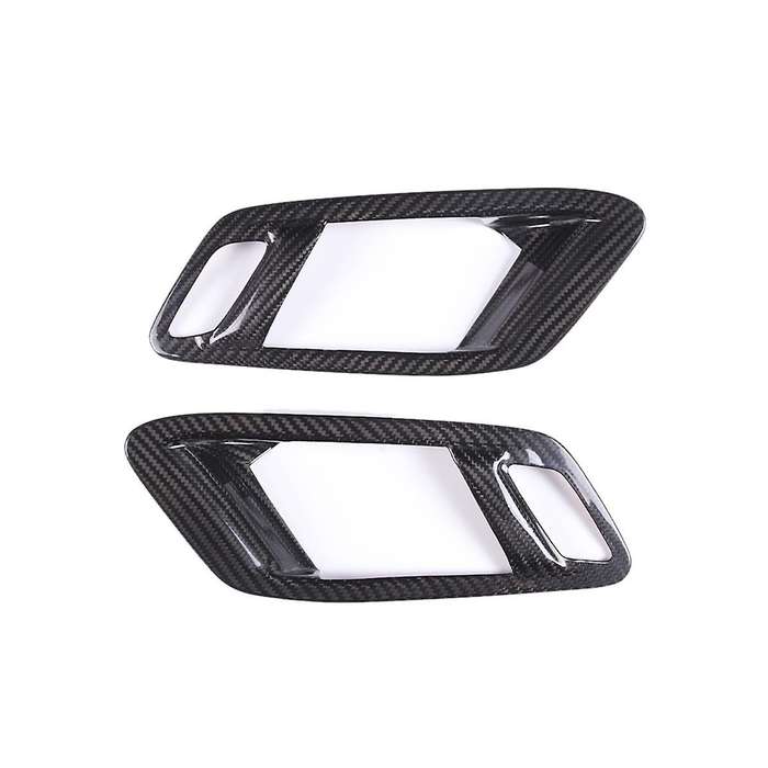 for Mk5 A90 2019-2022 Carbon Fiber Car Inner Door Handle Frame Trim Stickers Protection