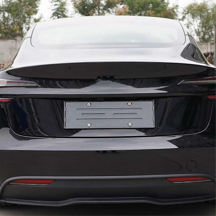 for Model 3 2024 Car License Plate Frame, Front+rear License Plate Holder Accessories,a