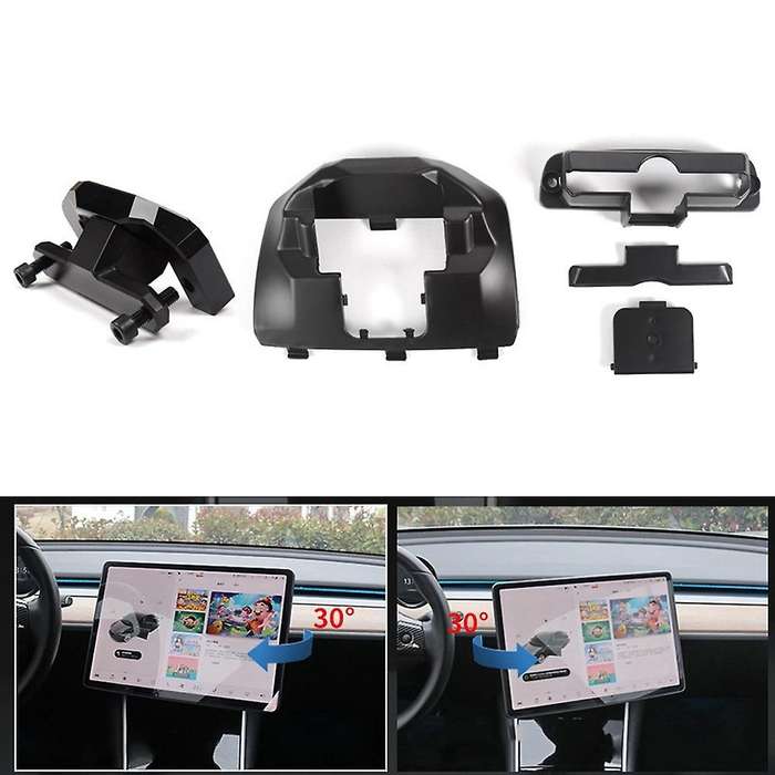 for Model 3 Y 2017-2020 Center Navigation Screen Rotation Mount Holder Turn Left and Right Car Modif