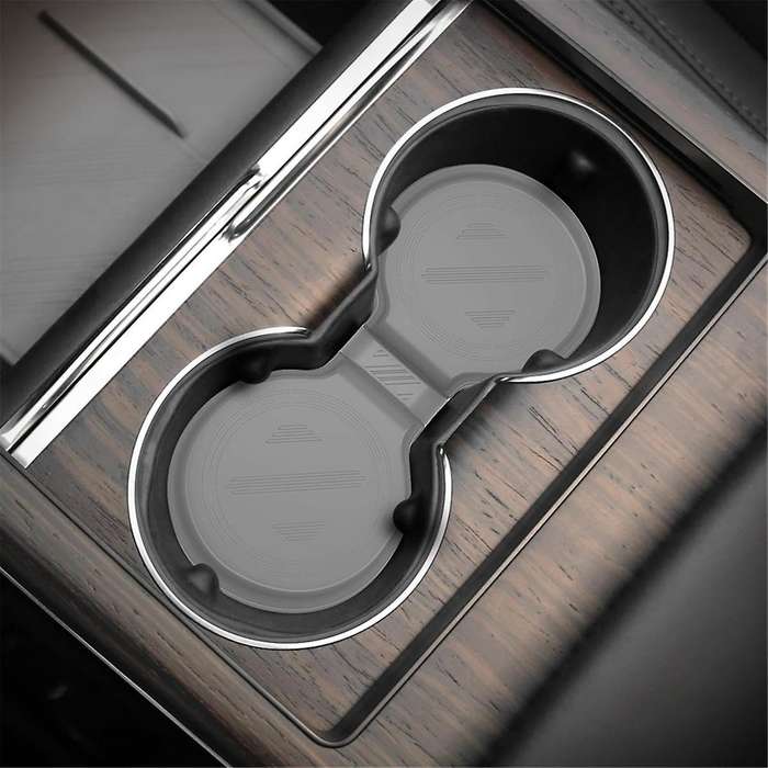 for Model S Model X 2022 2023 Model 3 2024 Center Console Cup Holder Insert Accessories - Gray