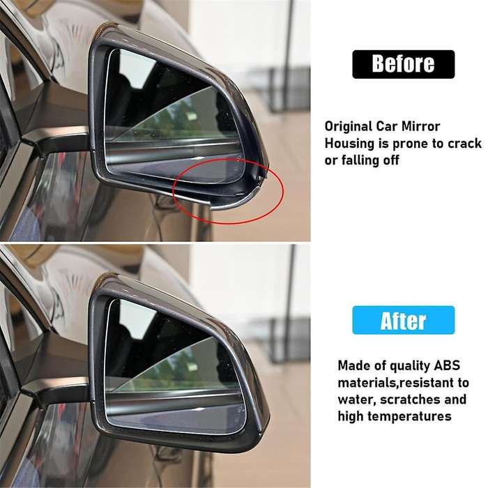 for Model Y 2019-2023 Side Mirror Cover Lower Bottom Bracket Frame 8202101 8202201(Right+Left)