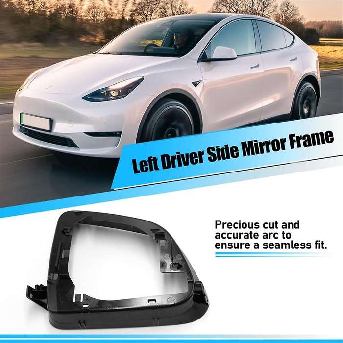 for Model Y 2019-2023 Side Mirror Cover Lower Bottom Bracket Frame 8202101 8202201(Right+Left)