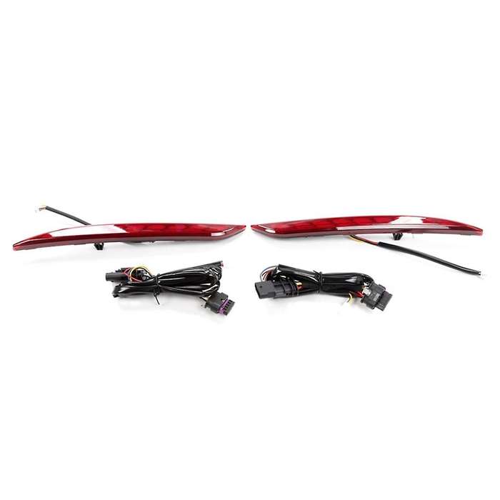 for Model Y 2021 2022 Rear Fog Lights Bumper Reflector Brake Tail Sequential Flash Singal Lights Lam
