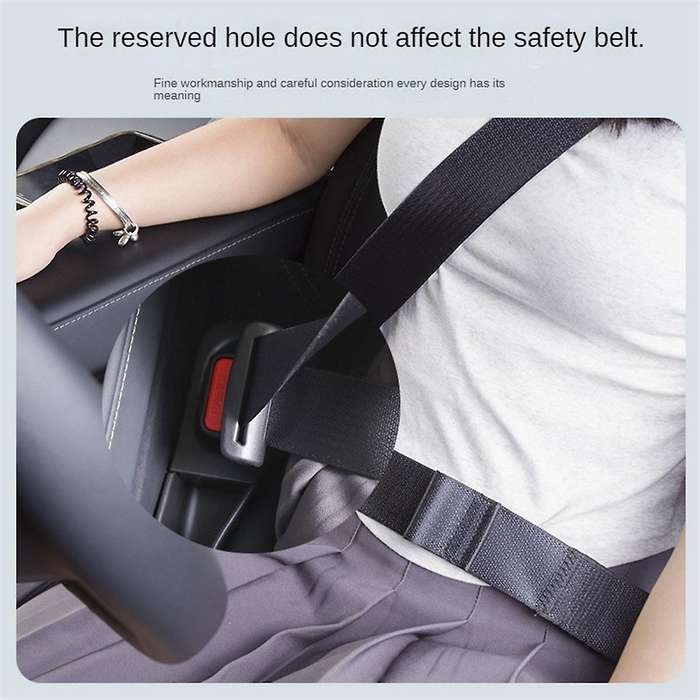 for Model Y Model 3 2021-2023 Car Seat Space Filler with Organizer, Stop Things Dropping Car Accesso
