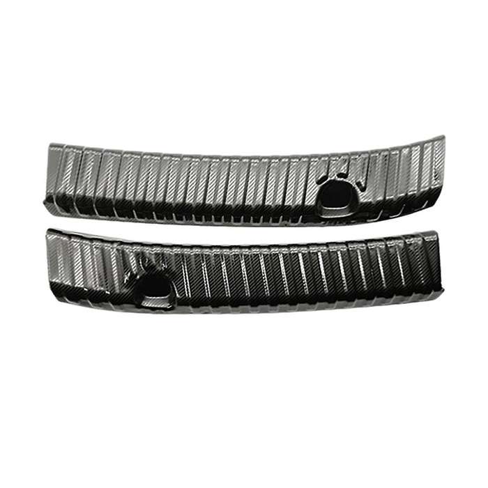 for Model Y Trunk Guard Prevent Plate Pedal Cover Trim Auto Anti-Scratch Protection Stainless Carbon